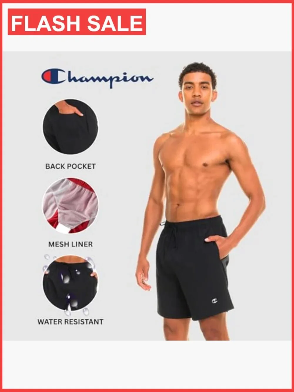 Men's Swim Trunks with Mesh Liner 7